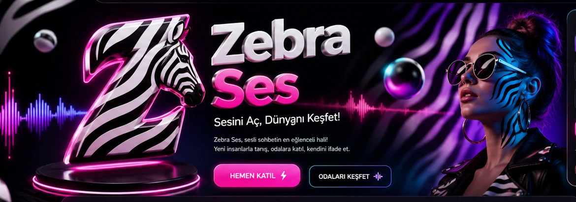Zebra Ses neon portal tasarımı